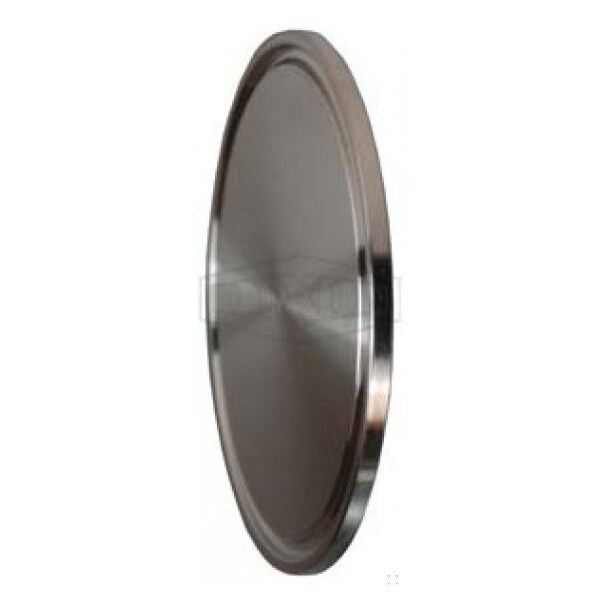 Bradford Solid End Cap, 5 in Nominal, Clamp End Style, 304 SS, Domestic